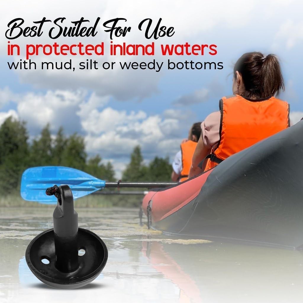 Anchor-Man 8 LB Folding Kayak Complete Grapnel Anchor – 10L Storage Kayak Anchor