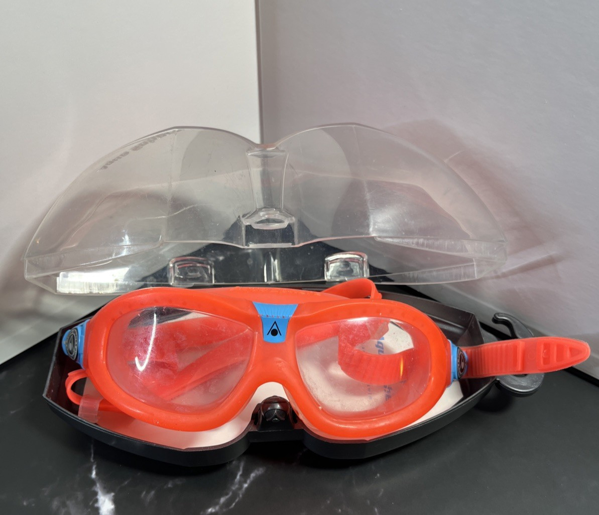 Swimming Snorkel Goggles CORAL Aqua Sphere SEAL KID Clear Lens Mask 175320