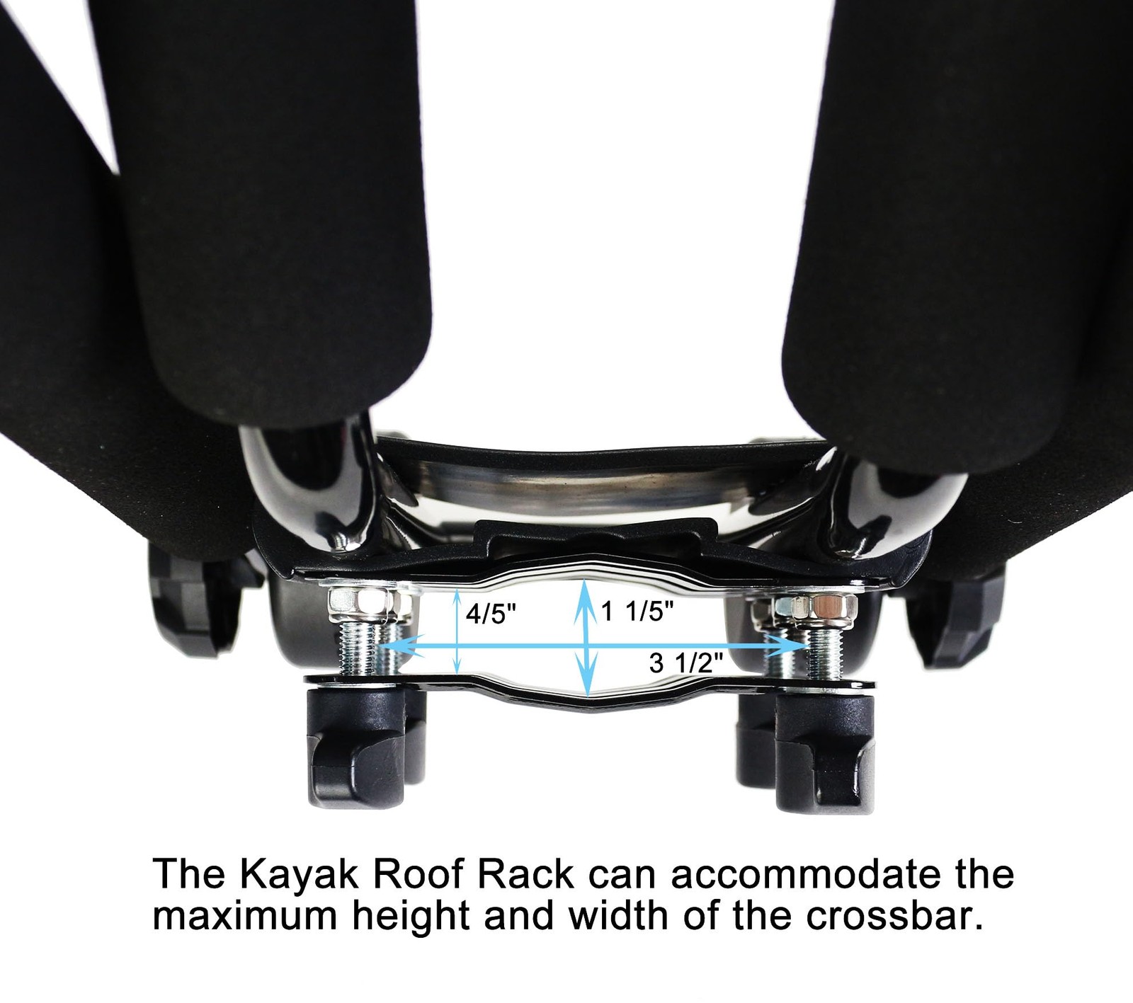 Folding Kayak Roof Rack Adjustable for Kayak/Canoe/Sup,J-Bar Rack on Roof Mounti