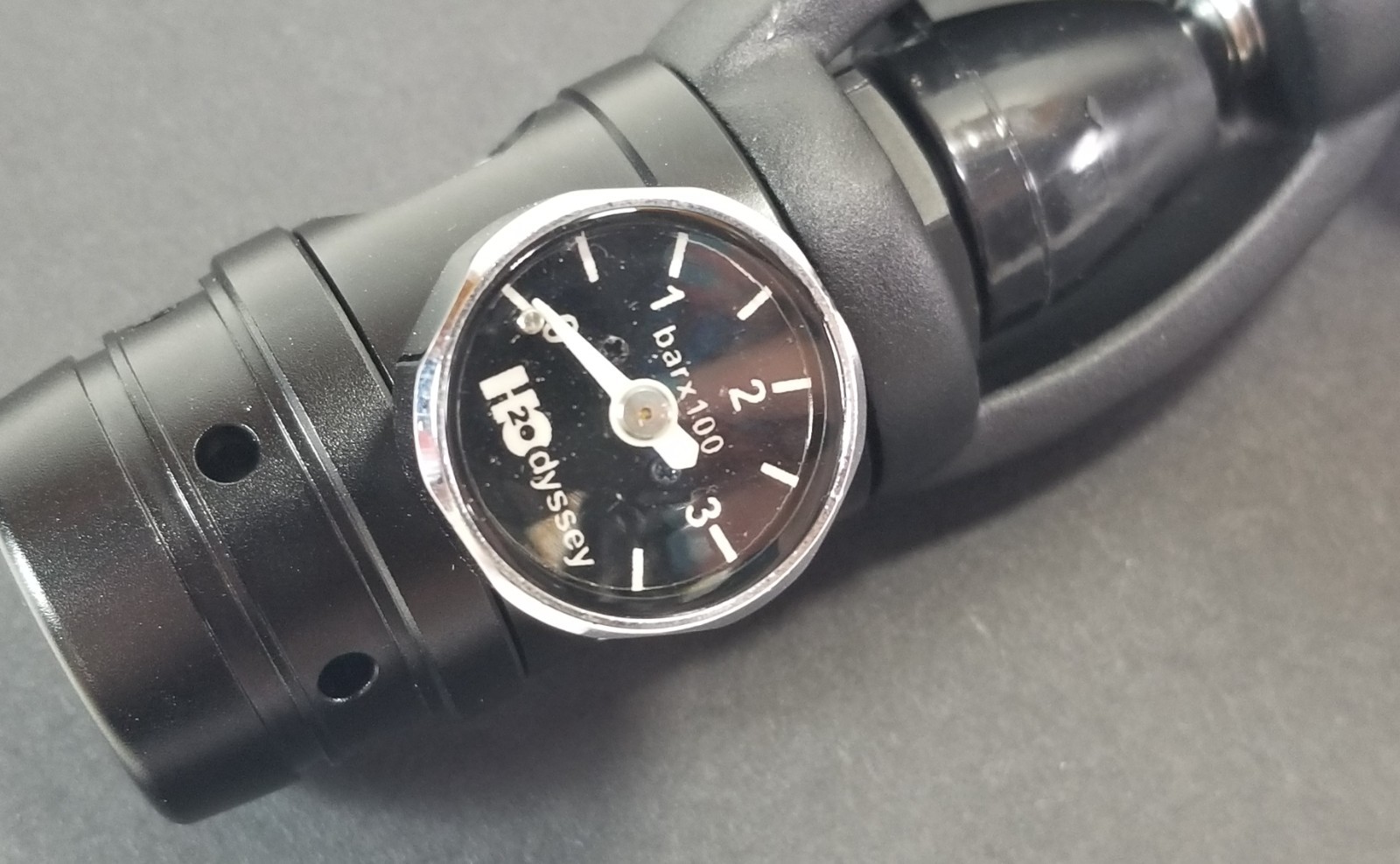 H2Odyssey 350 BAR Scuba Dive Pressure Gauge SPG Pony Bottle 1st Stage Mini