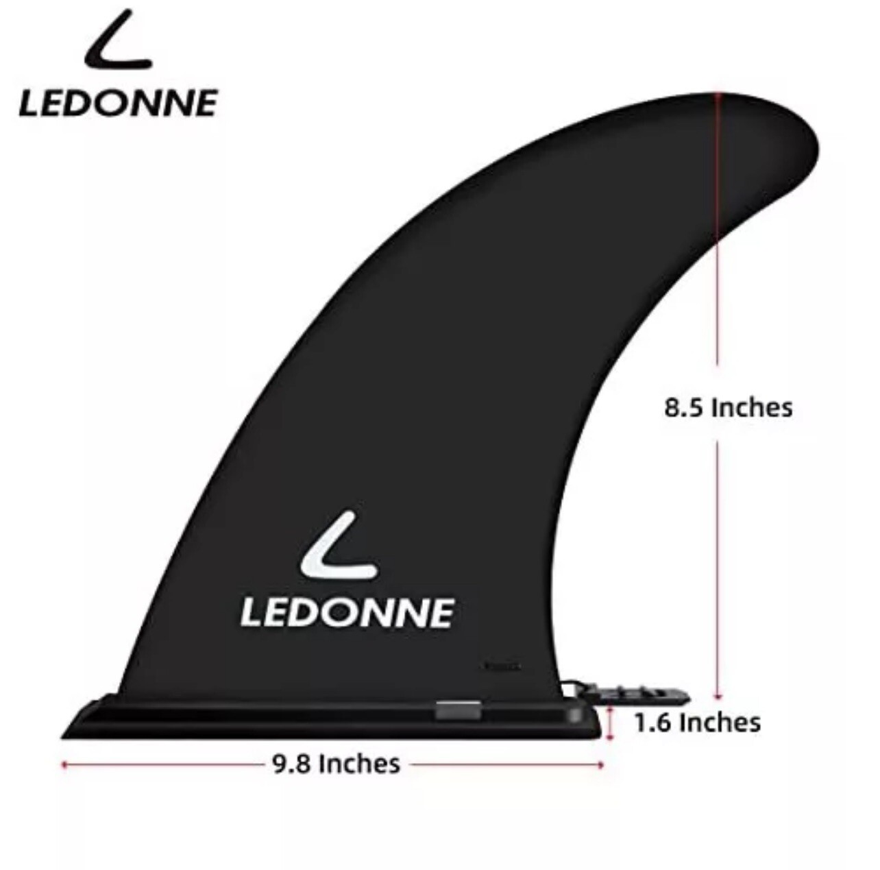 LEDONNE 9″ Surfing SUP Fins 2 Pcs (USD 9/1 PSC) Inflatable Paddle Board Fin