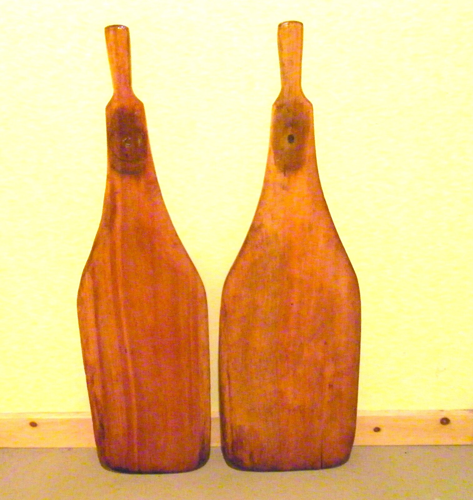 Vintage Old Town sailing canoe lee boards