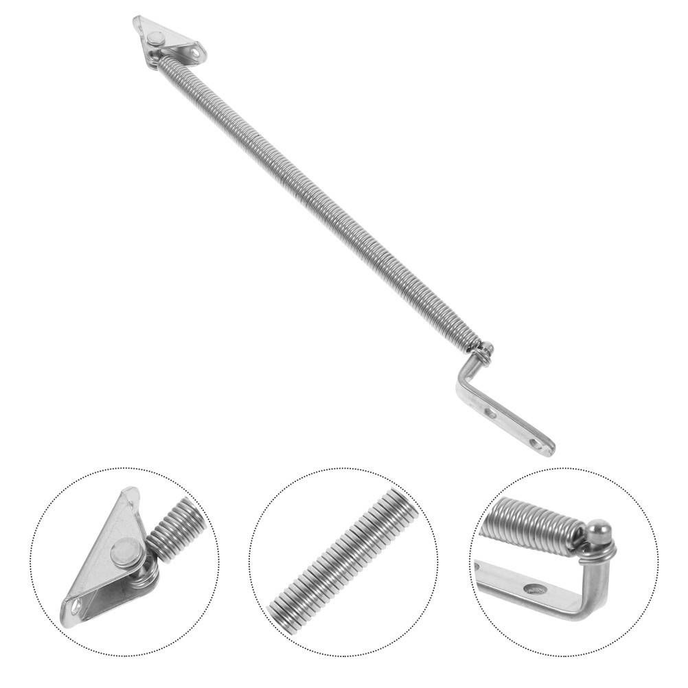 3 Count Boat Hatch Lid Adjuster Stainless Steel Spring Holder Support