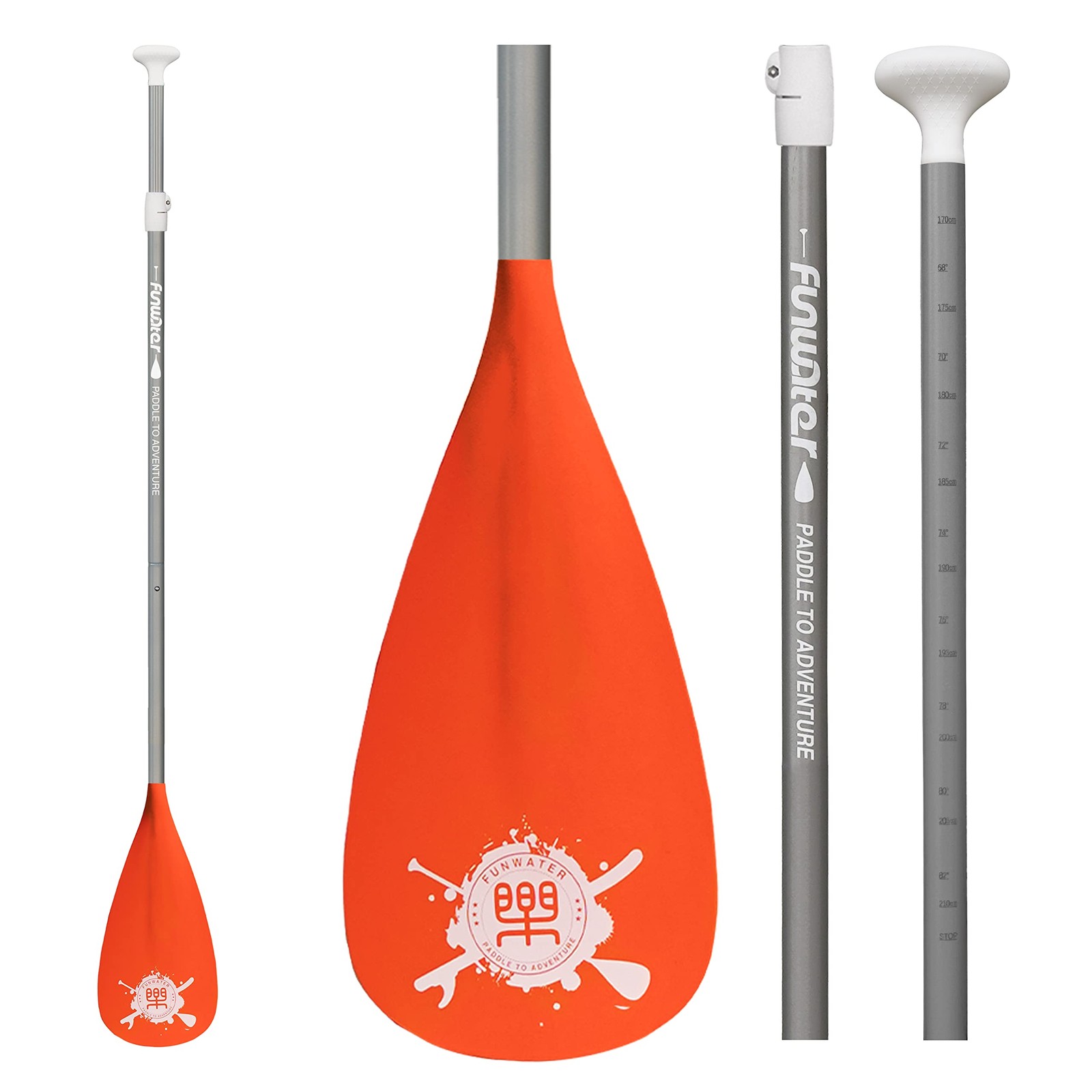 SUP Paddle – 3 Piece Adjustable Stand Up Paddle Board Paddle – Lightweight & …