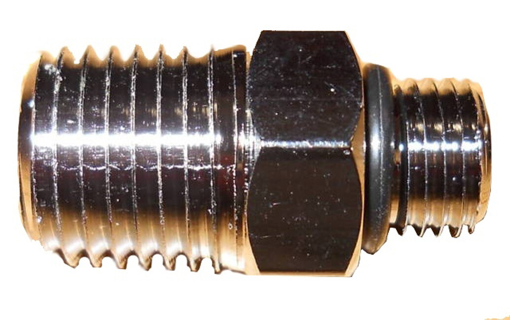 Storm 1/4″ NPT Male to 3/8″ Male Chromed Adapter