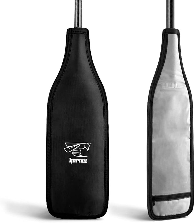 Blade Cover for Dragon Boat Paddle (Black/Black/Silver)