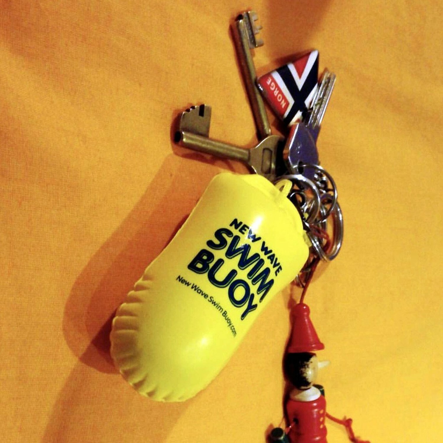 New Wave Swim Buoy Floating Key Chain Buoyant Camera Float