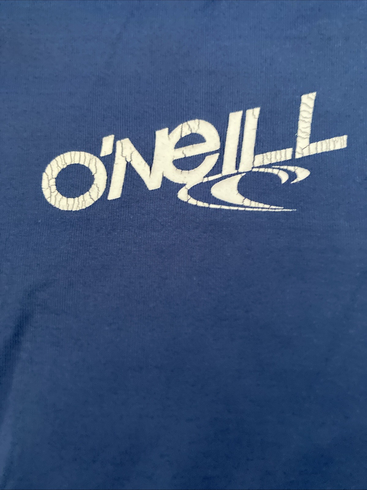 O’Neill Blue Gray White Long Sleeve Rash Guard 50+ UV Kids Size 14 *See Descrip*