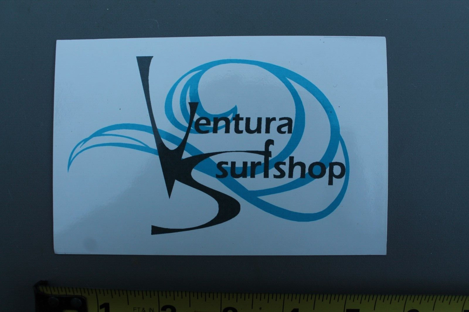 Ventura Surfboards Black Blue White Shop Stanley’s V68b Vintage Surfing STICKER