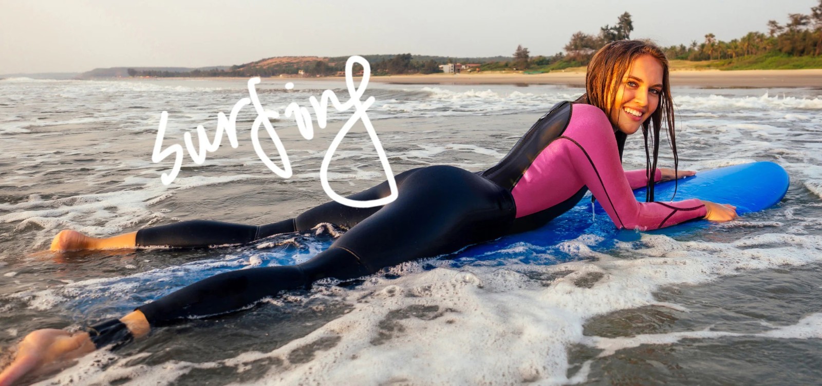 HydroPro 3.0 Wmn Full Length Wetsuit Long Sleeve/Pant 1-Piece Pink/Black 3mm XS