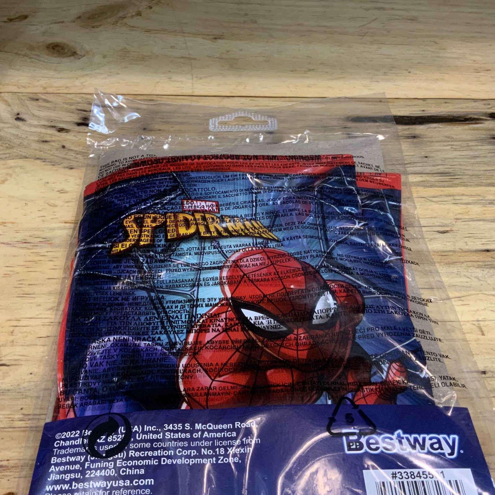 Marvel Spider-man Inflatable Arm Bands Water Pool Floaties Kids Age 3-6 NEW