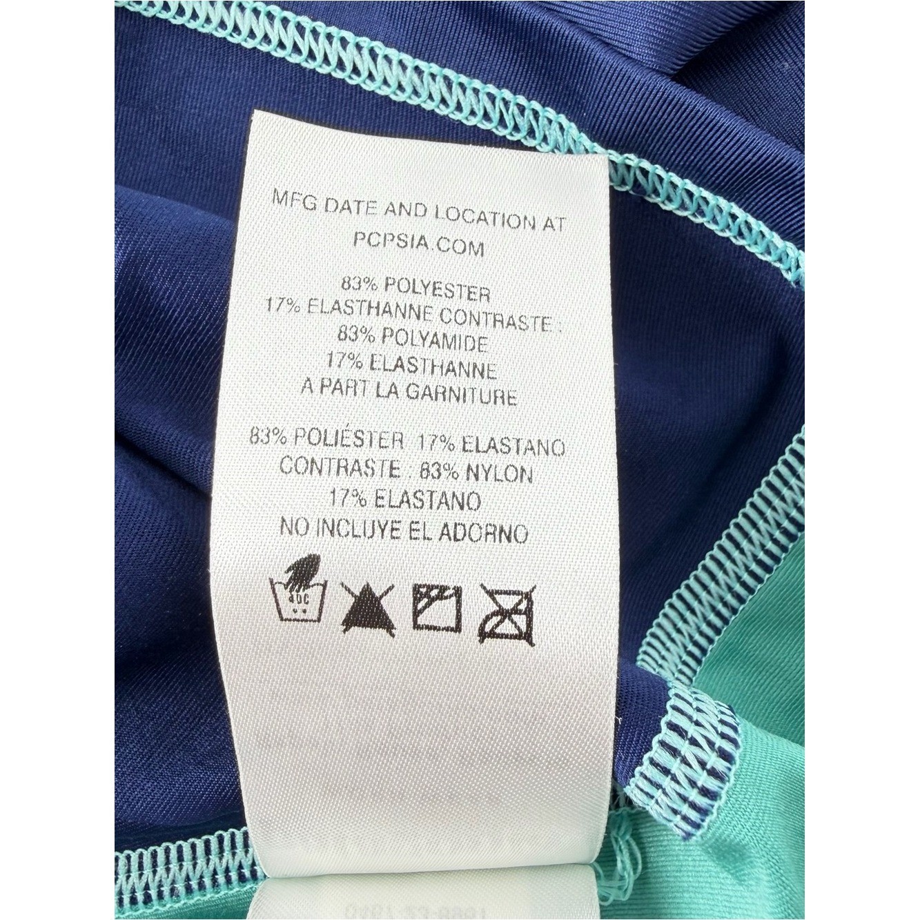 Patagonia Micro Swell Rash Guard Blue Teal Top Women’s Sz M Surfing Active Beach