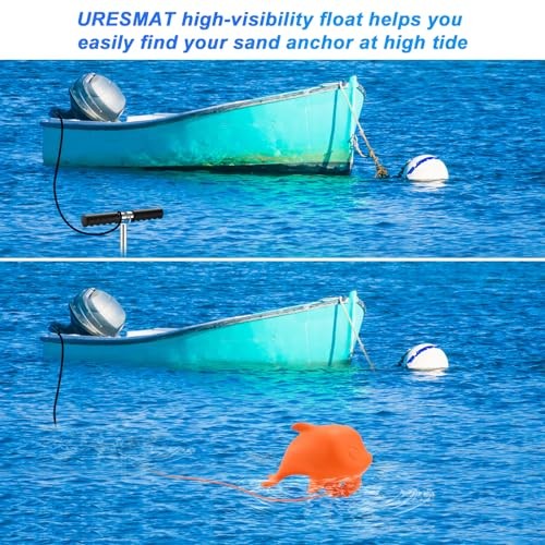 Floating Anchor Marker Buoy for Jet Ski, Boat, Kayak, Dolphins Shaped Anchor
