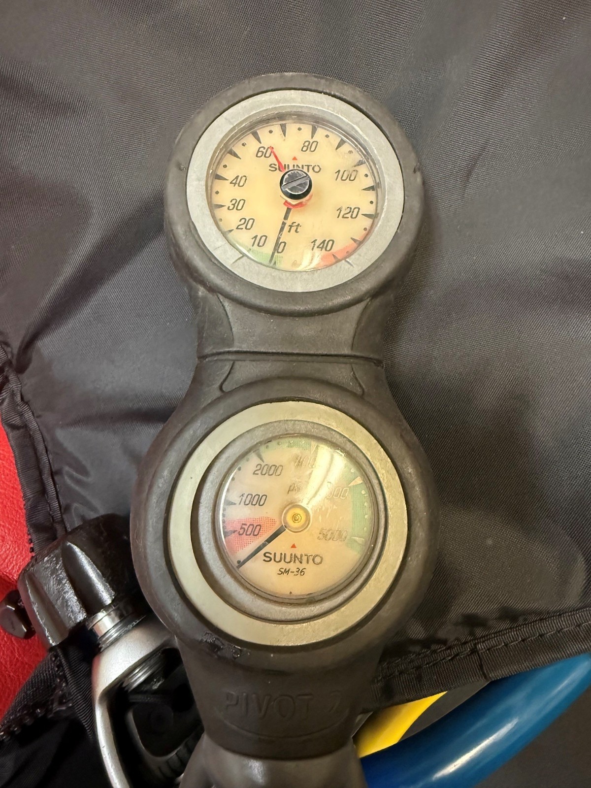 SCUBA REGULATOR-Aqualung Titan, Oceanic OCTO, 2 Gauge Console, BCD Hose, Reg Bag