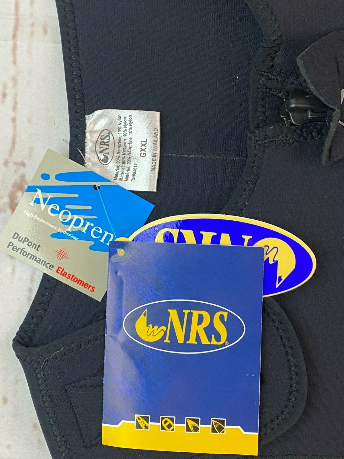 NRS Neoprene Sleeveless Surfing Snorkeling Wetsuit One Piece Outfit Black NWT