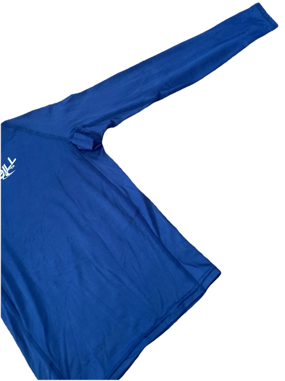 O’Neill Blue Gray White Long Sleeve Rash Guard 50+ UV Kids Size 14 *See Descrip*
