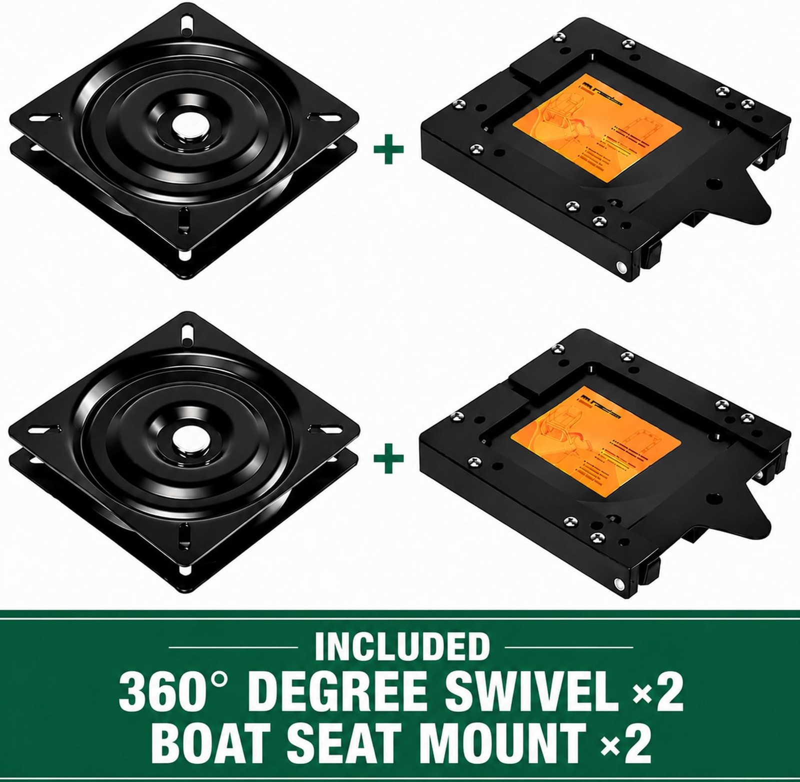 ERGOSEAT Quick Disconnect Seat Mount V2,16cmSwivel