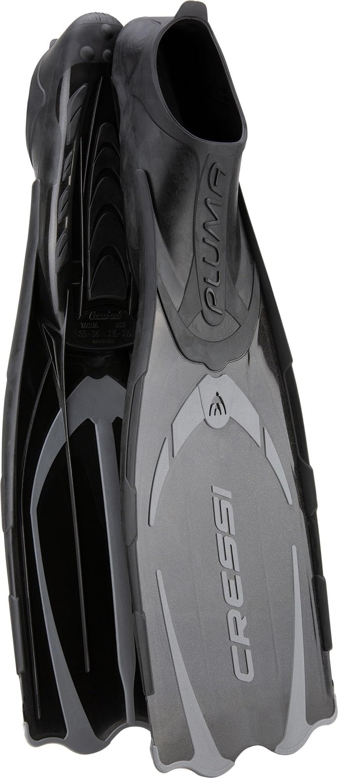 Pluma, Black/Silver, 41/42
