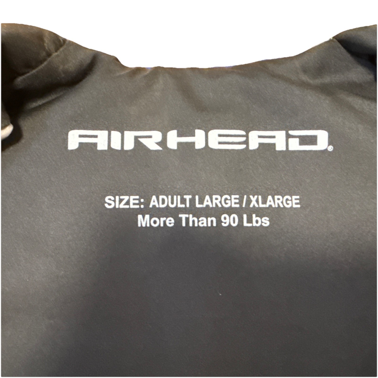 Airhead Adult Large/XL Life Jacket PFD Blue Gray Personal Flotation Device