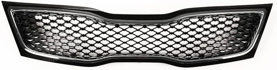 Front Upper Bumper Radiator Grille Fit Kia Optima 2014-2015 Black | Front Upper