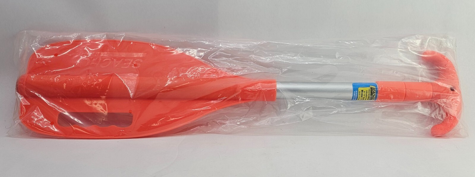 Seachoice 71080 Bright Orange Aluminum Telescoping Paddle 72 L in. with Hook