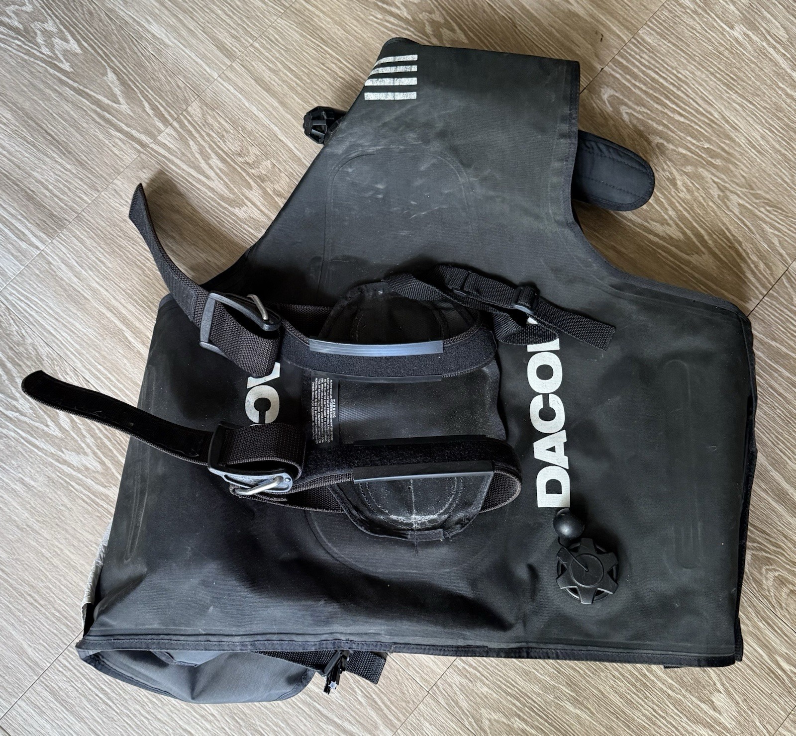 Dacor Nautica Large? (not Visible Size Tag) Blue Black As Is AT65