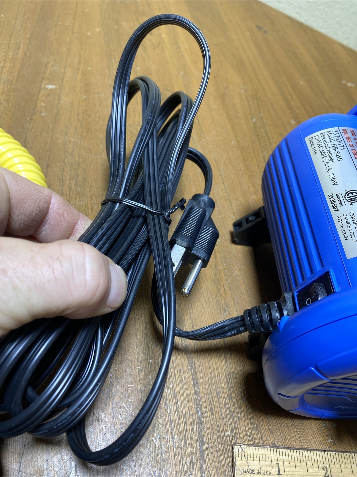 OVERTONS High Pressure PUMP Inflator & Deflator 110v MARINE AUTO BOAT