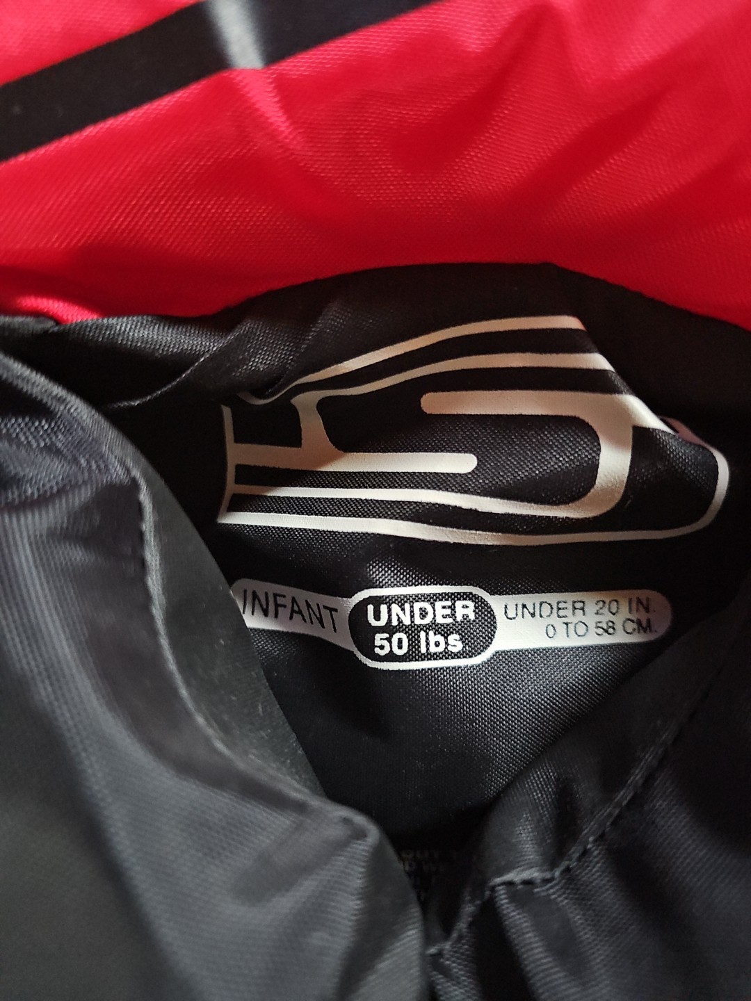 Slippery Reform Infant Life Vest Type 2 Red/Black 7243-00-90 NWT