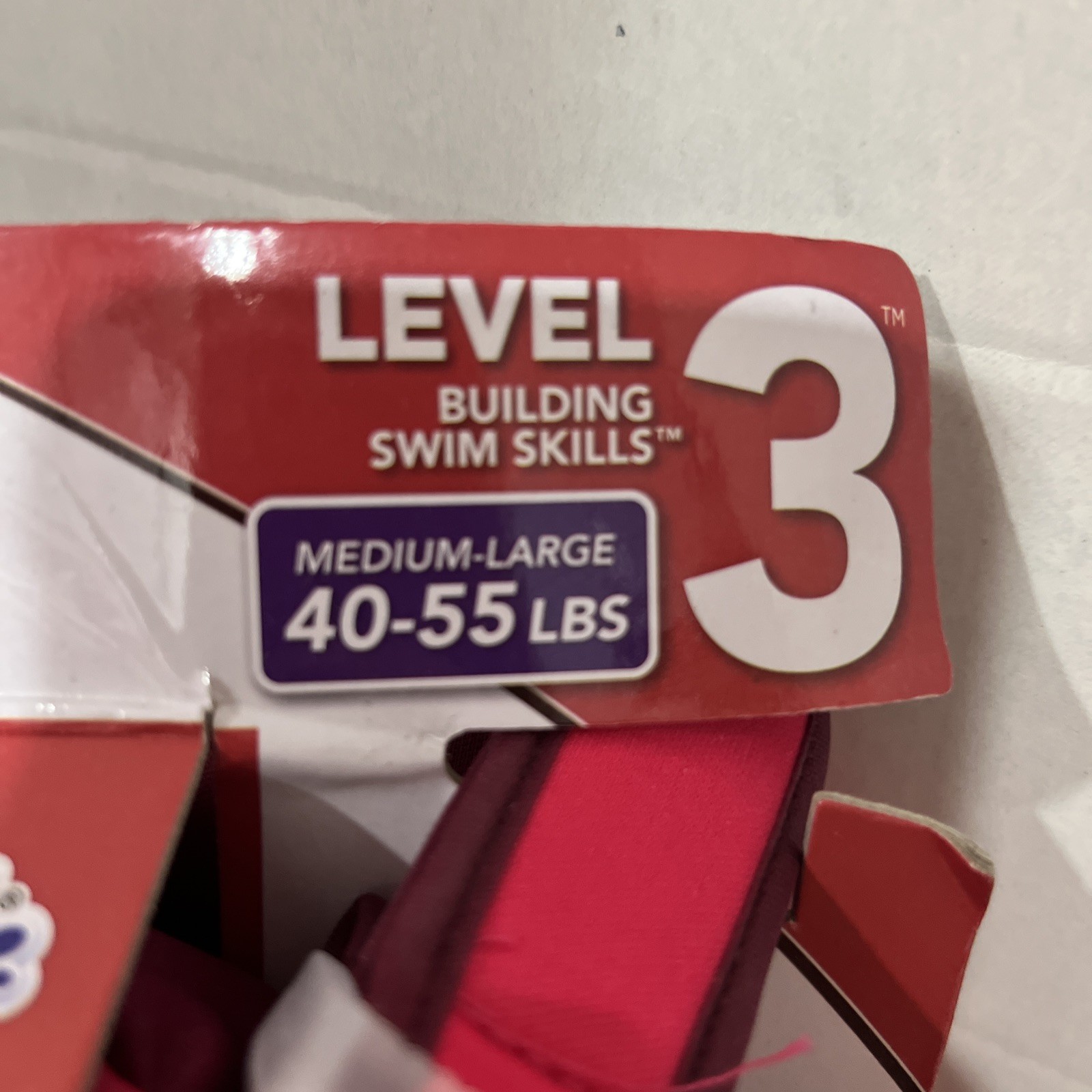 SwimSchool Progressive Swim Trainer Pink Medium-Large 40-55 Lbs Swim schools New