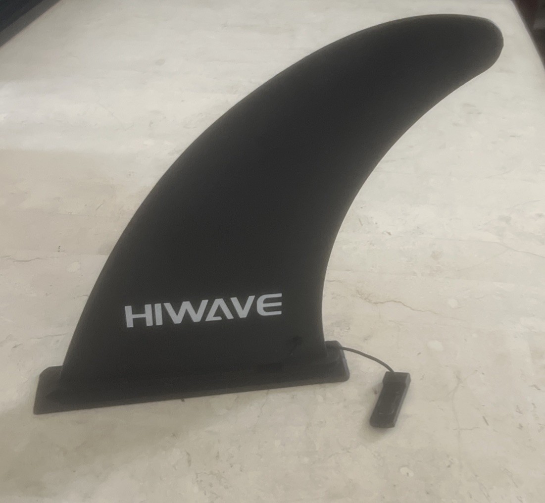 Hiwave replacement fin flat center skeg for paddle board sup fin slide in