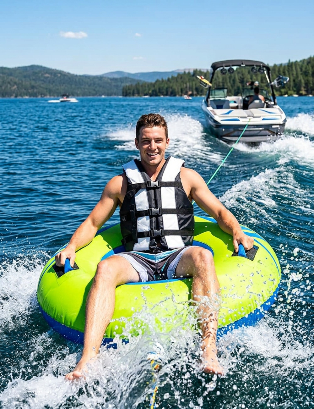 Hardcore life jacket paddle vest; Coast Guard approved Type III PFD life vest fl