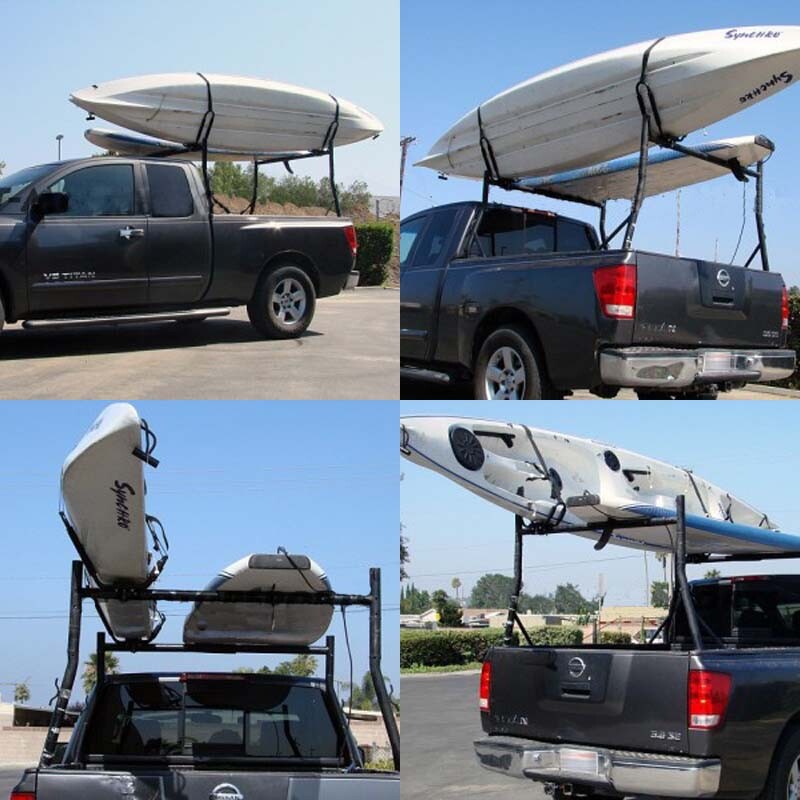 4 pairs Canoe Boat Kayak Roof Rack Car SUV Truck Top Mount Carrier J Cross bar