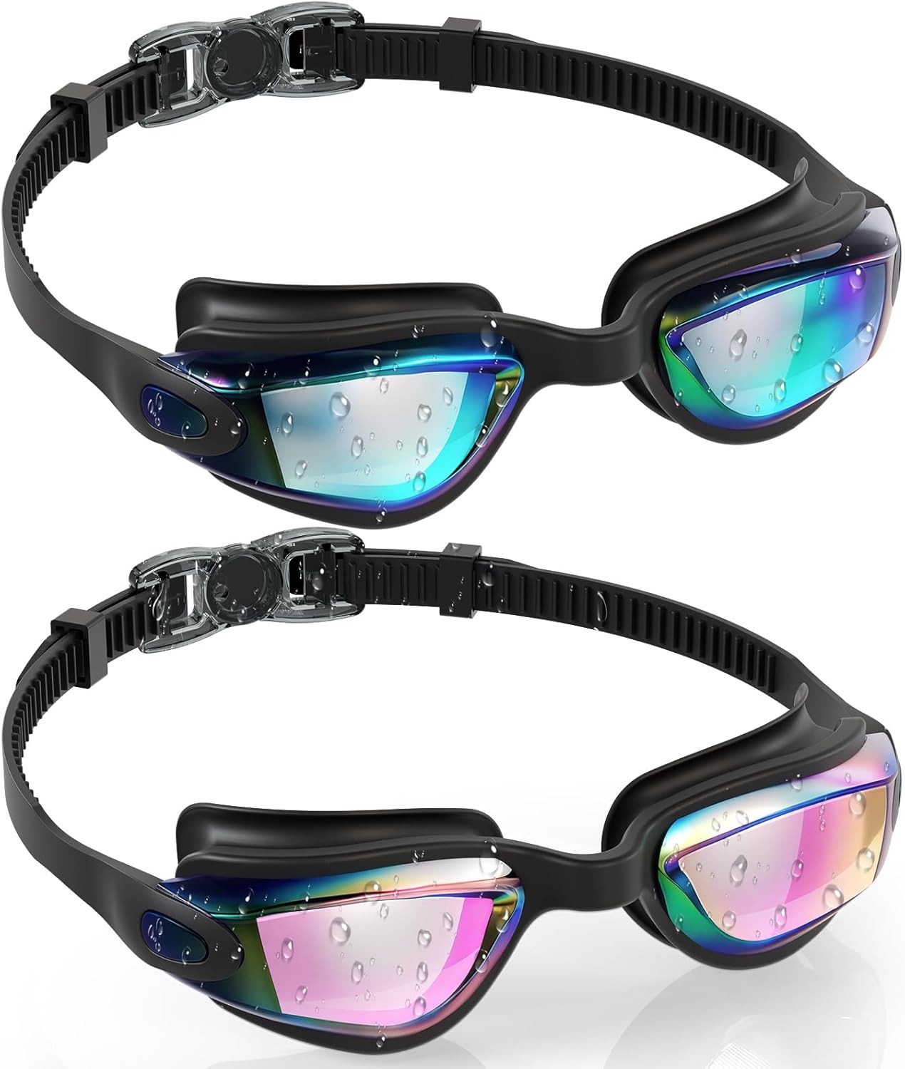 Aegend Swim Goggles for Kids Youth 3-14 Anti-Fog Anti-UV Comfort Fit Goggles for