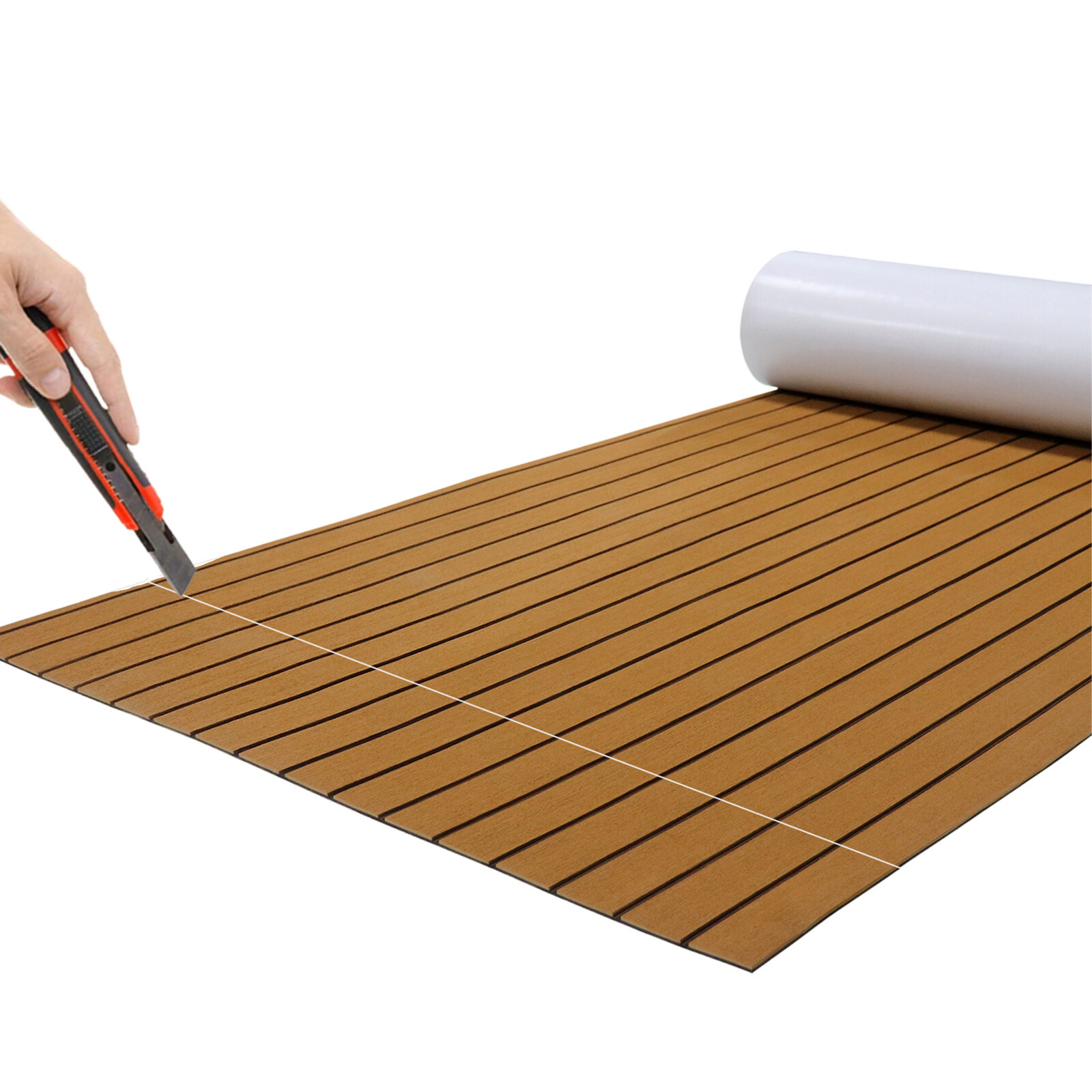 Marine Flooring Mat Yacht Boat Decking Self-Adhesive Pad EVA Foam Teak Sheet Mat