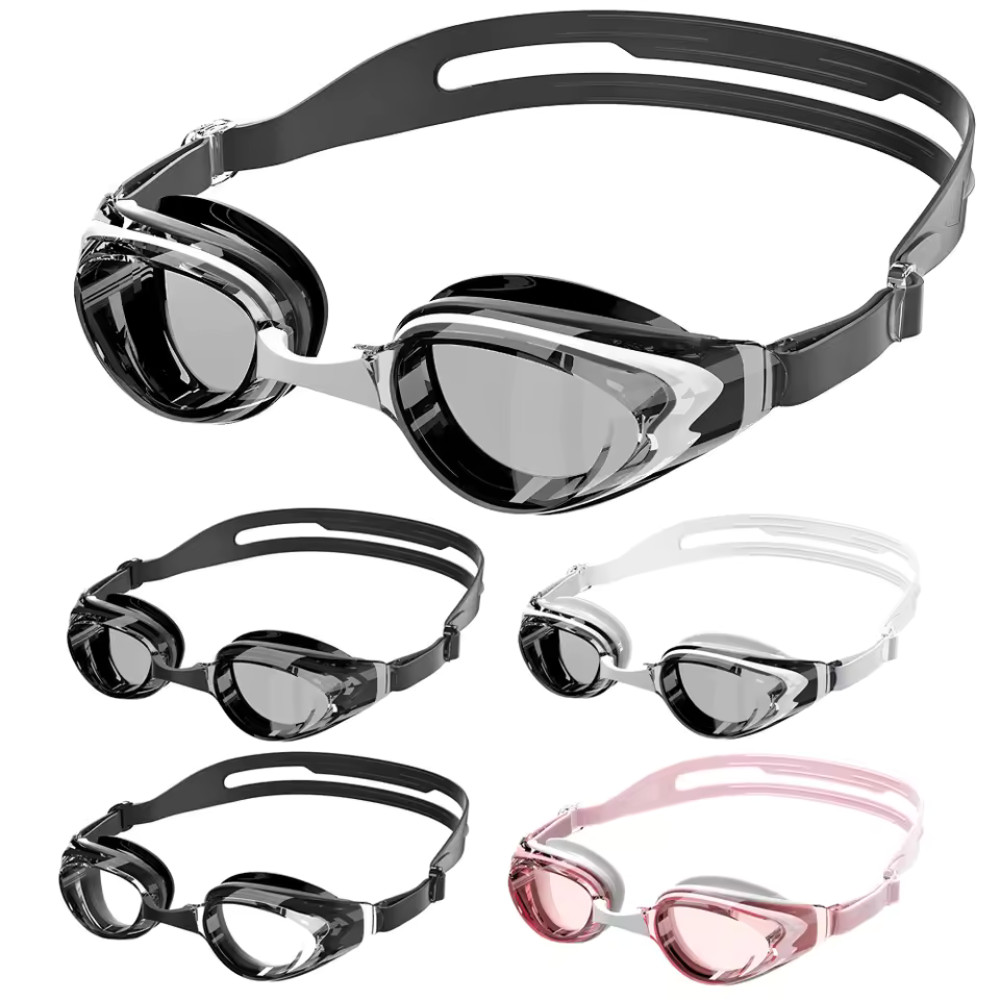 Professional Anti-fog Waterproof Swim Eyewear Glasses No Leaking UV Protection