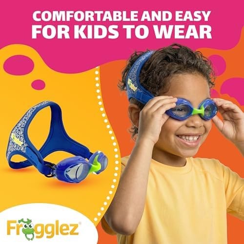 Frogglez Anti-Fog Swimming Goggles for Kids under 10 (Ages 3-10) Recommended …