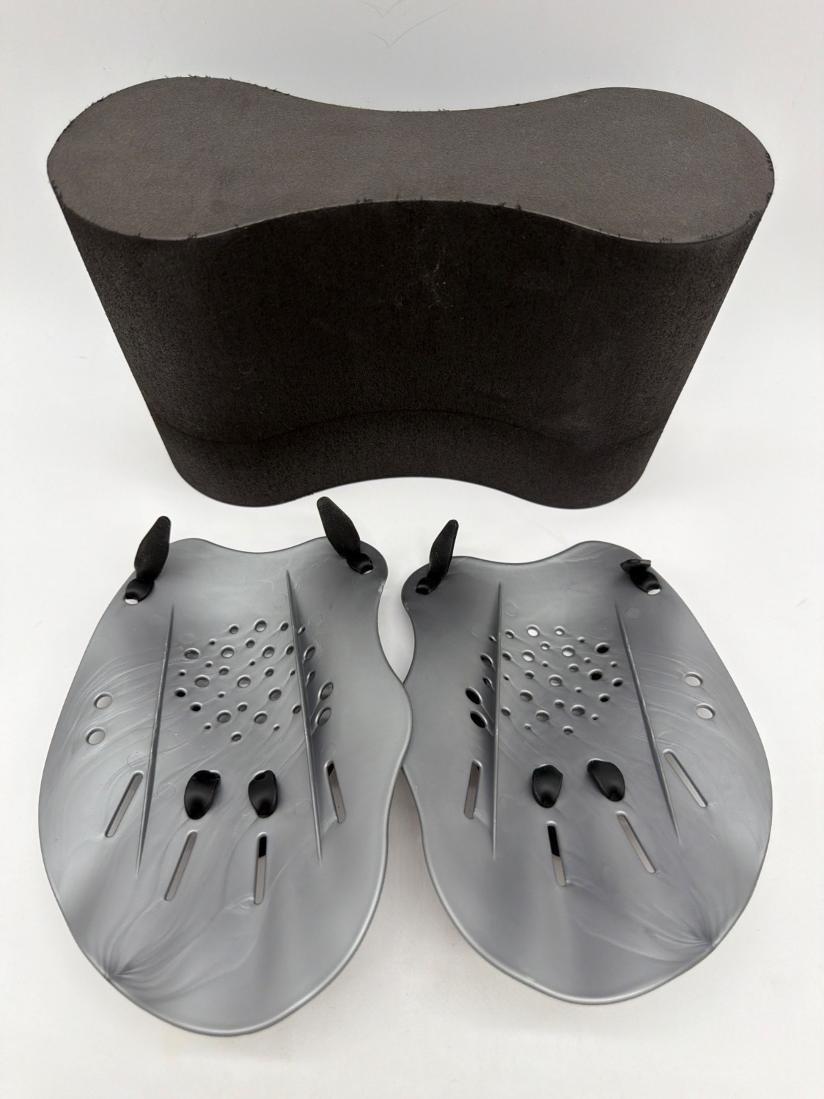 Motionchic 3-Piece Swim Training Equipment Kit For Adults Gray/Black