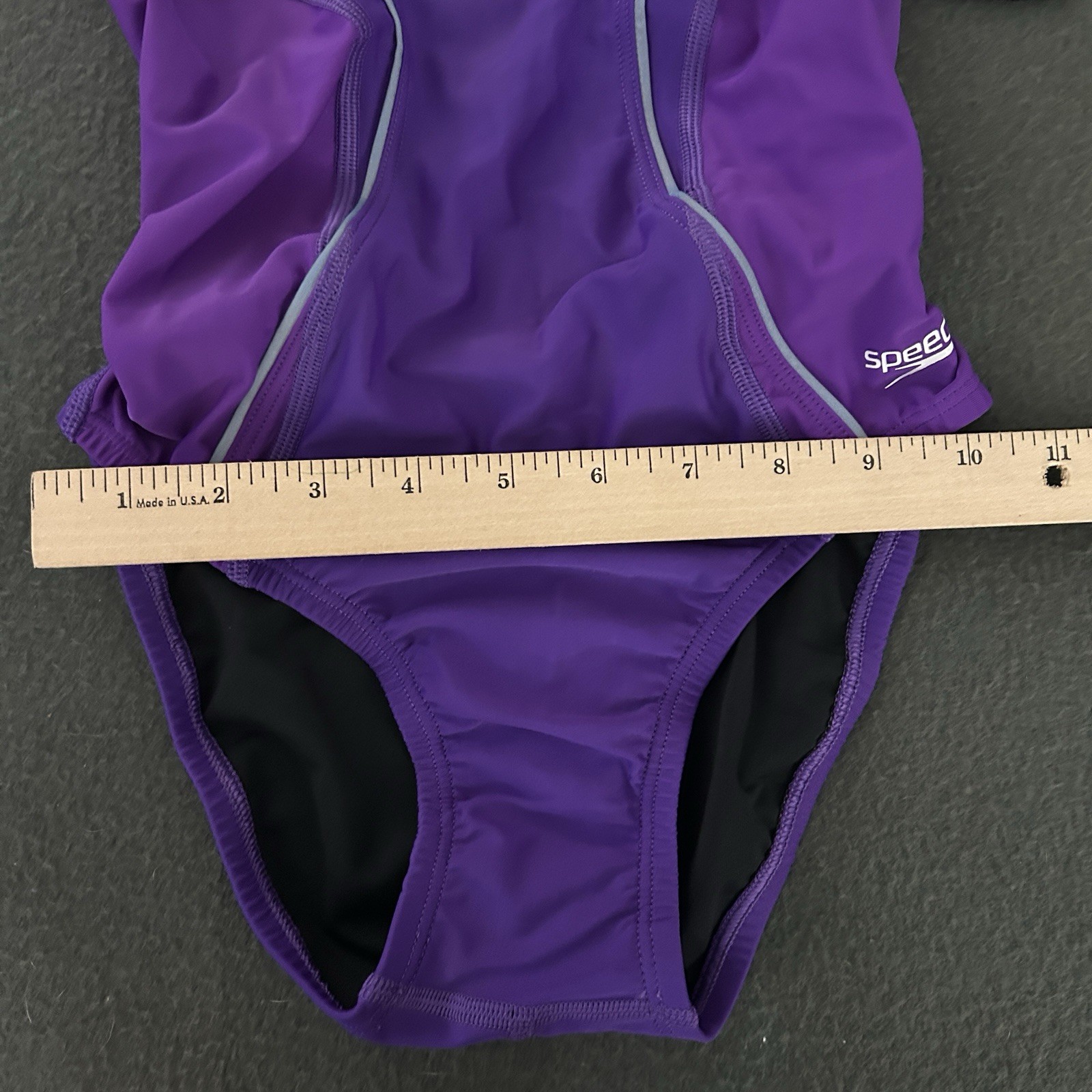 Speedo Swimsuit Girls Competition Sz 28 NEW Purple Practice Suit “Jaguars”