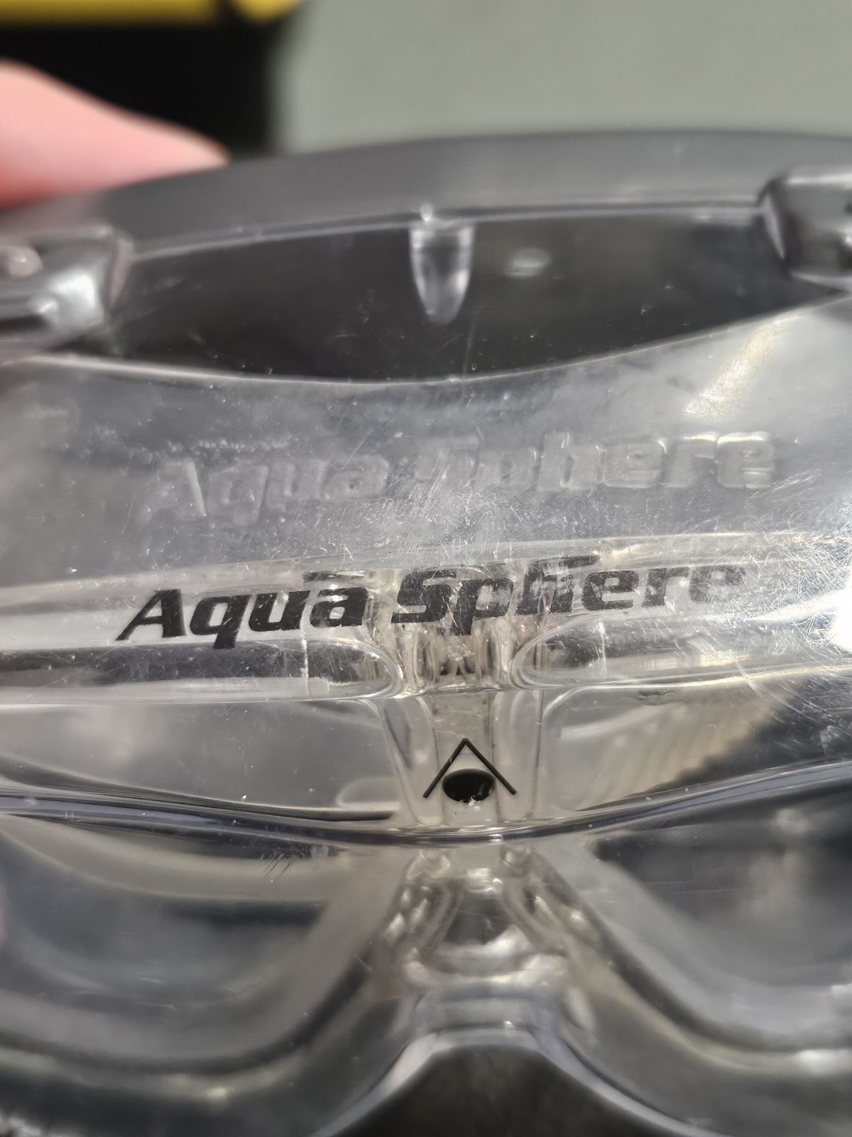 Aqua Sphere Seal Swim Goggles Clear Made In Italy Large Open Package
