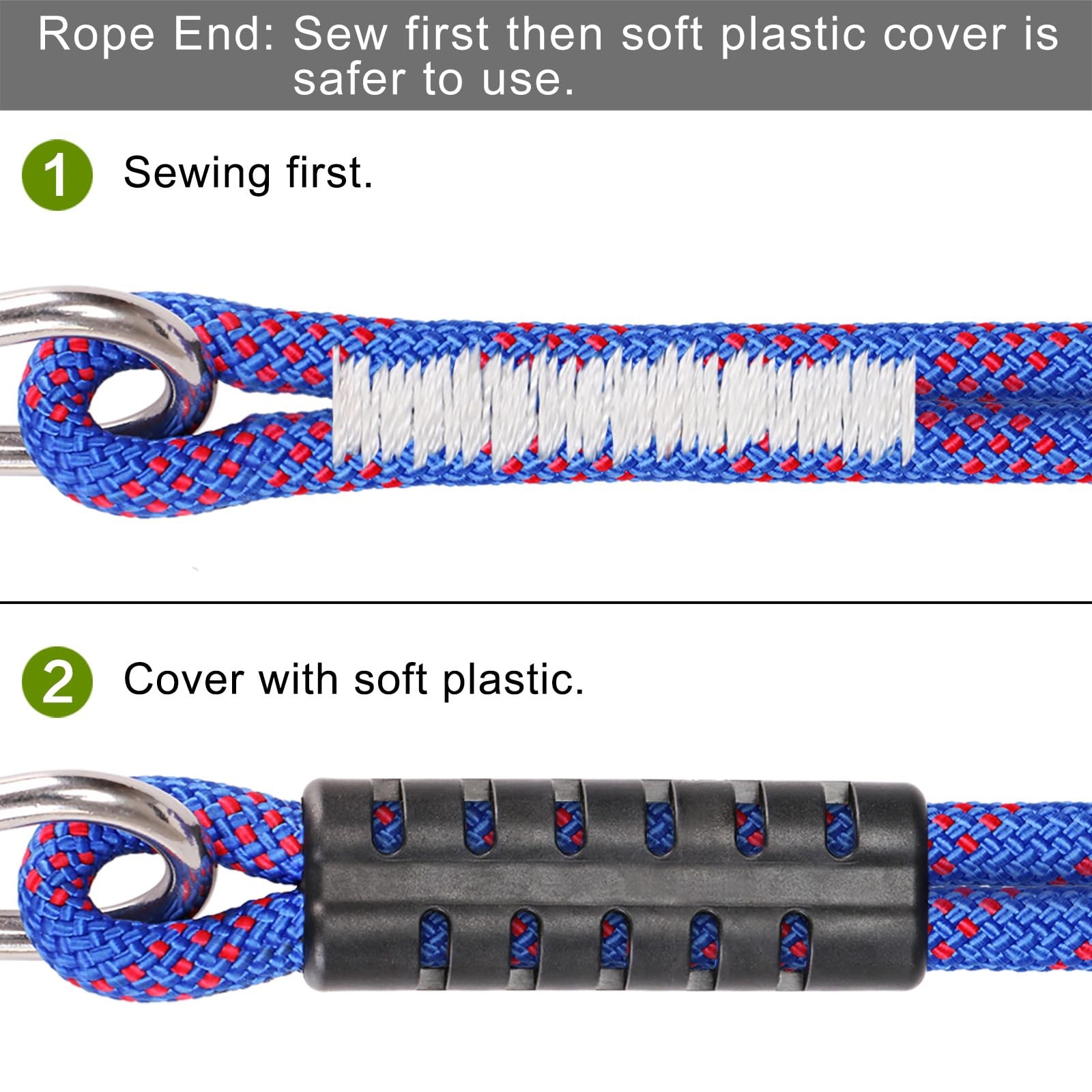 SELEWARE 26ft Heavy 26 feet, C: 26 ft Boat Tow Harness with Pulley & Float