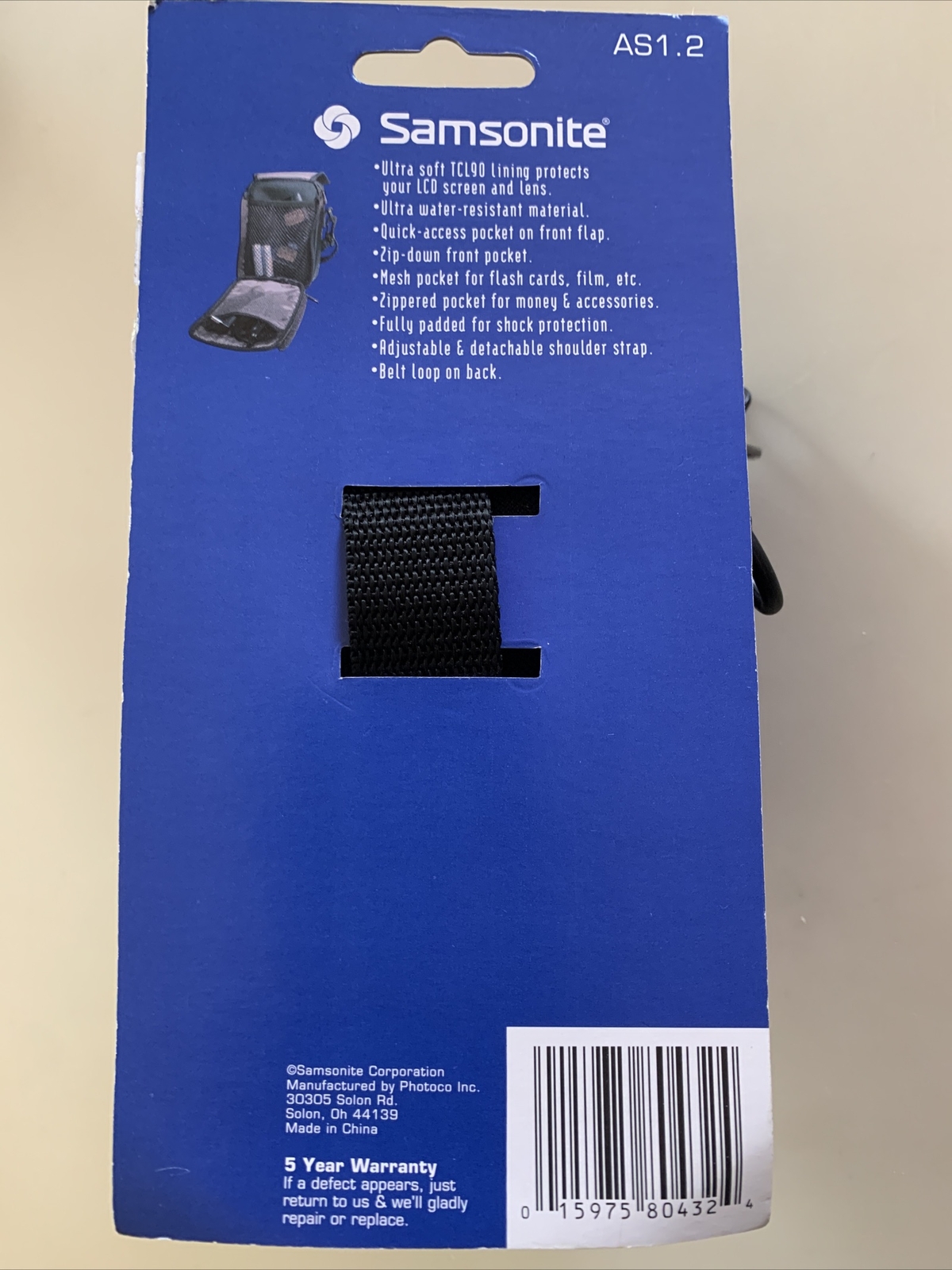 Pack 5 pocket Hip Money Samsonite AS1.2 New w/ Tags – Ships FreeFAST PRIORITY