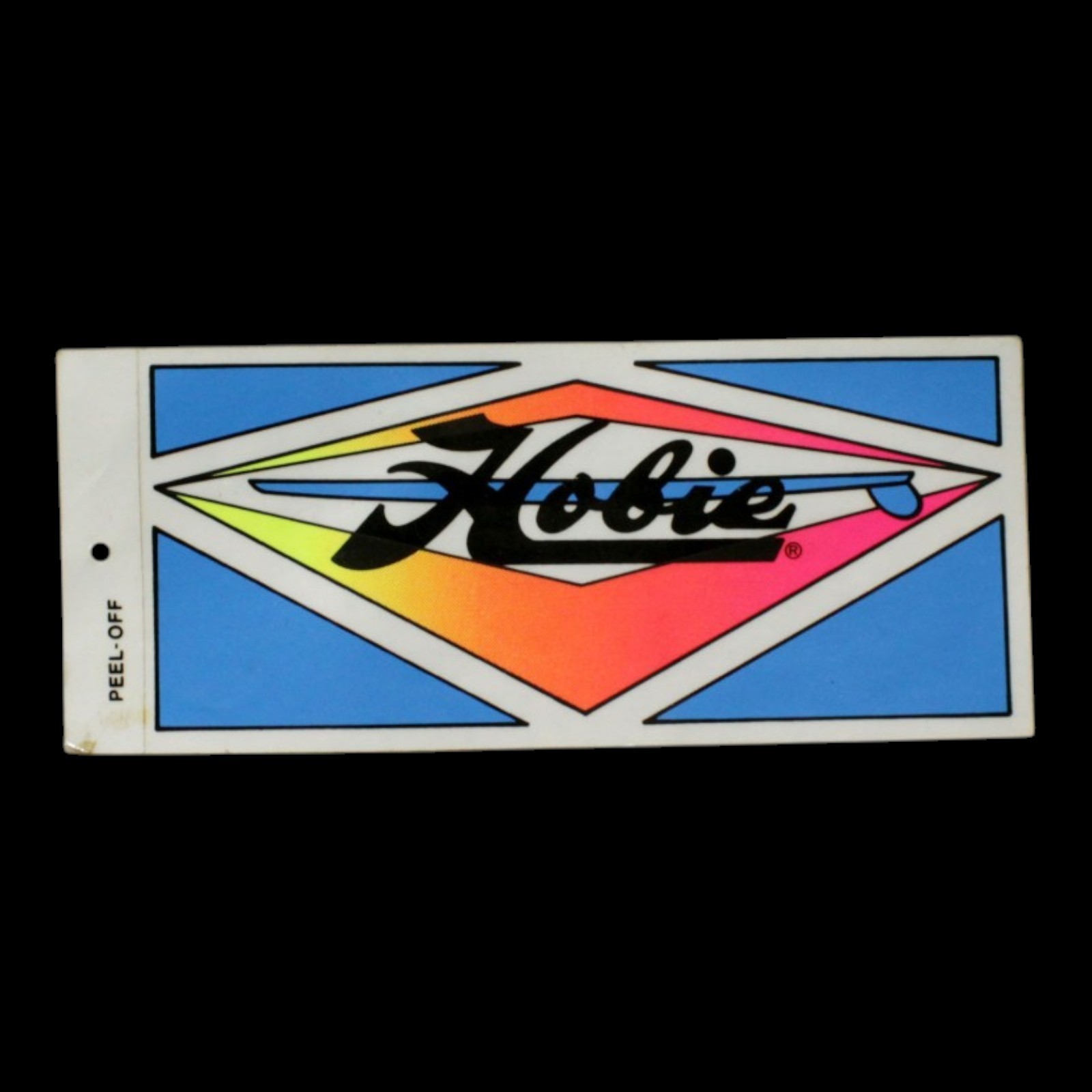 Hobie Surfboards Surf Shop Neon 80’s Orange Blue OG V3B Vintage Surfing STICKER