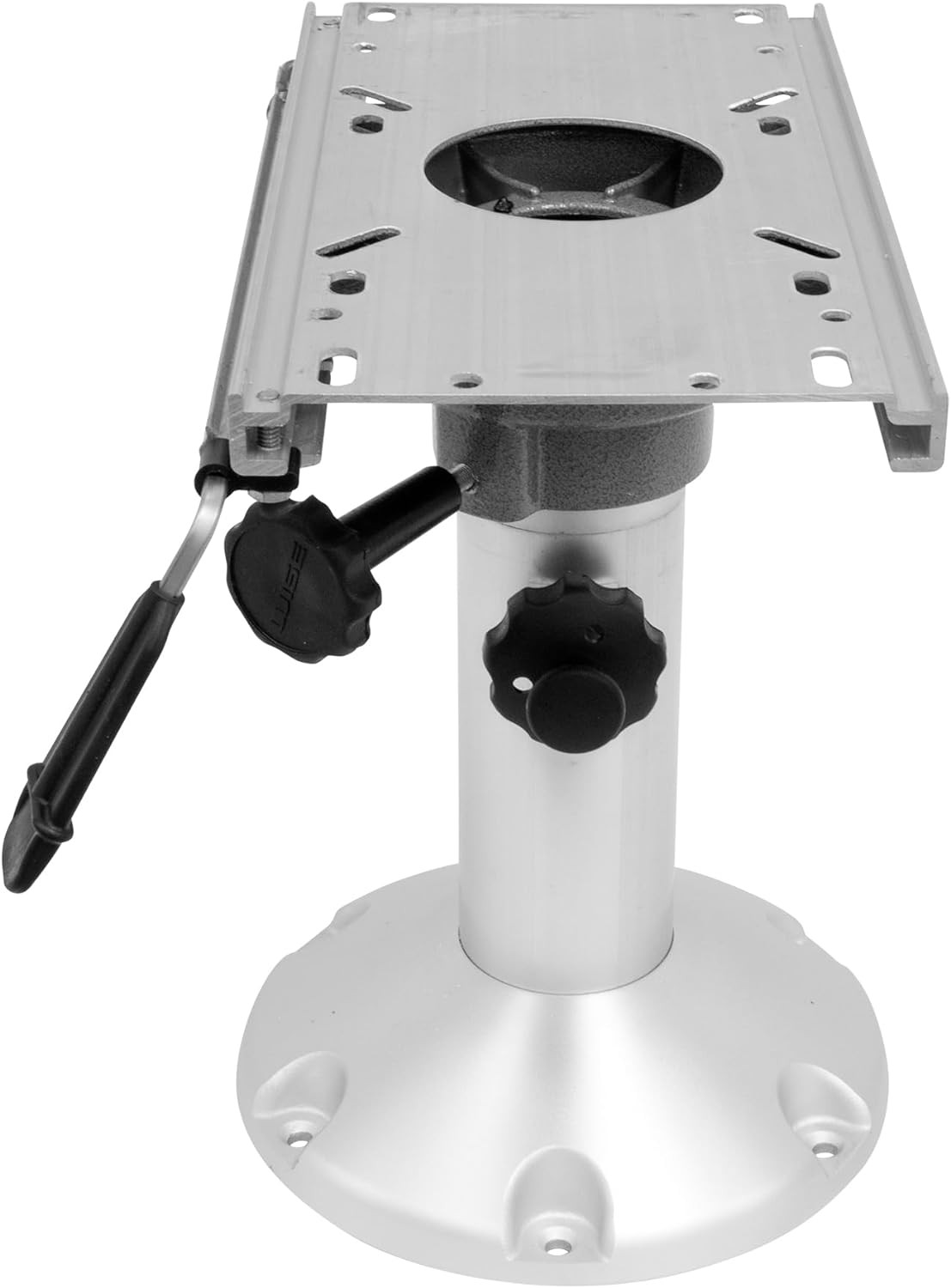 Wise 8WP21-374 Boat Seat Pedestal, Adjustable Height, Aluminum