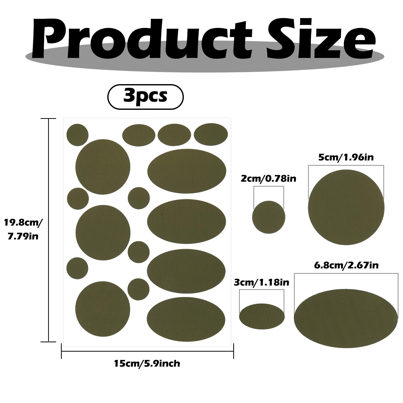 Down Jacket Repair Patch, Outdoor Gear Tenacious Tape, Army Green