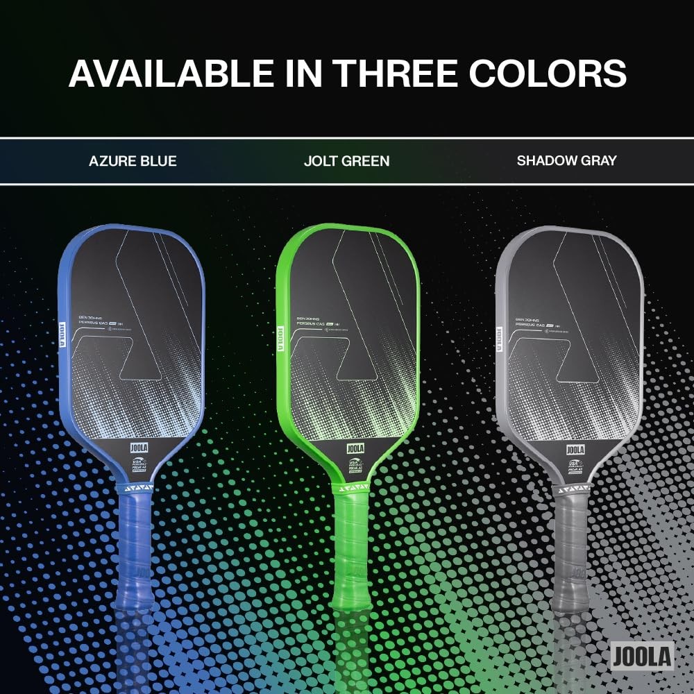 JOOLA Perseus 16mm Carbon Fiber Pickleball Paddle – CAS Perseus, Shadow Gray