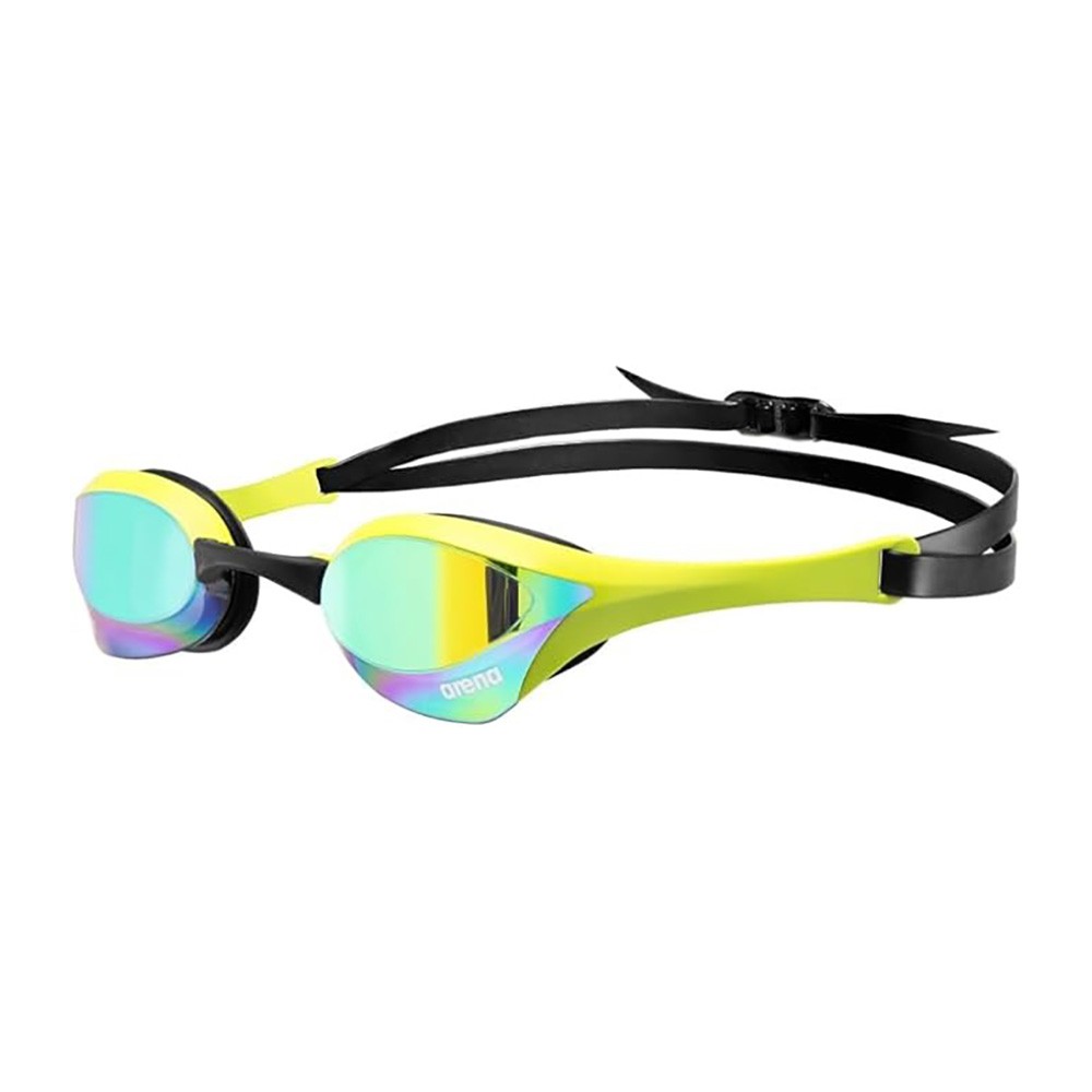 Arena Unisex Cobra Ultra Swipe Mirror Lens, Swim Goggles, Emerald/Cyber Lime