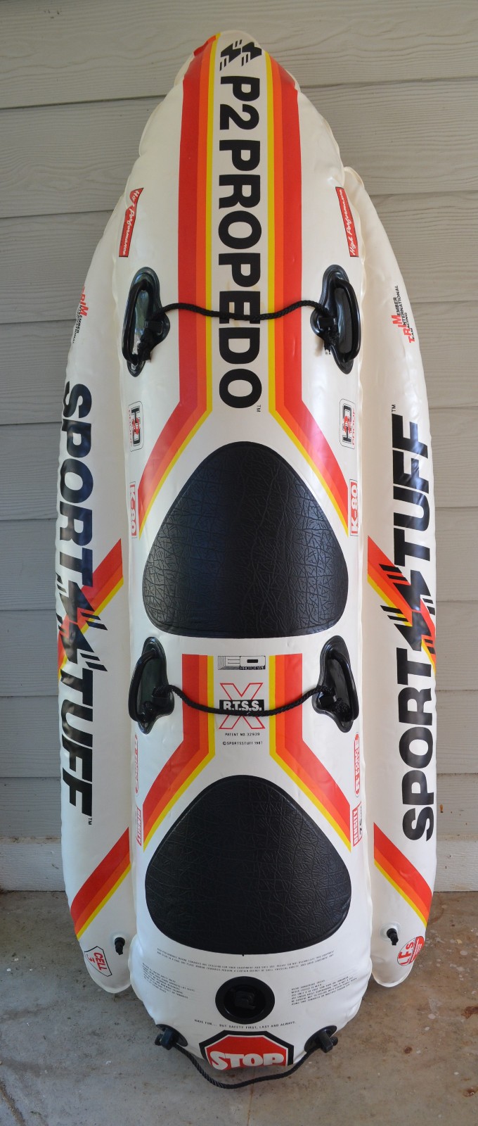 Sportsstuff P2 Propedo Towable 1987 82X32 Inflatable Tube Rocket