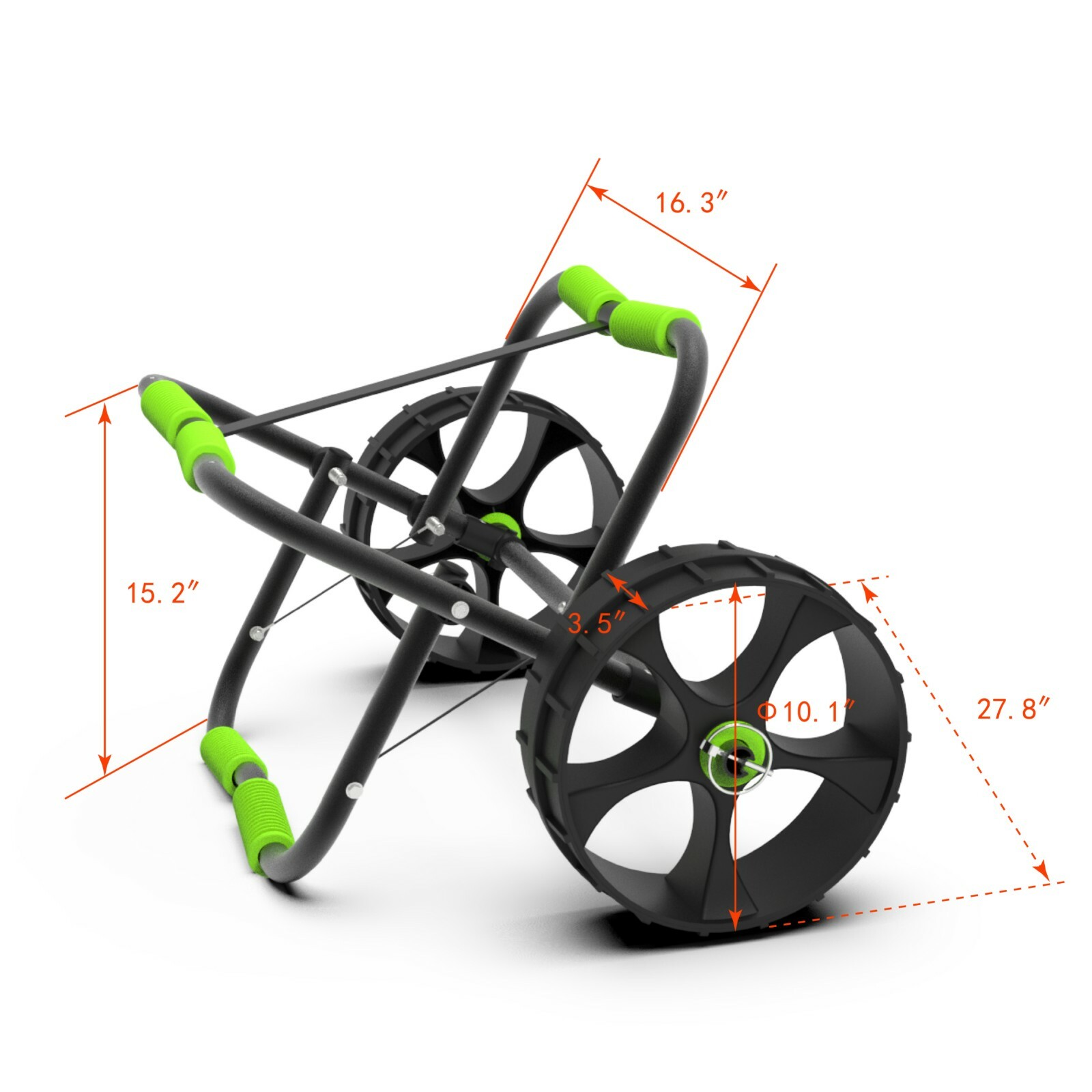 Kayak Canoe Boat Carrier Dolly Trailer Tote Trolley Transport Cart Wheel 3Colors