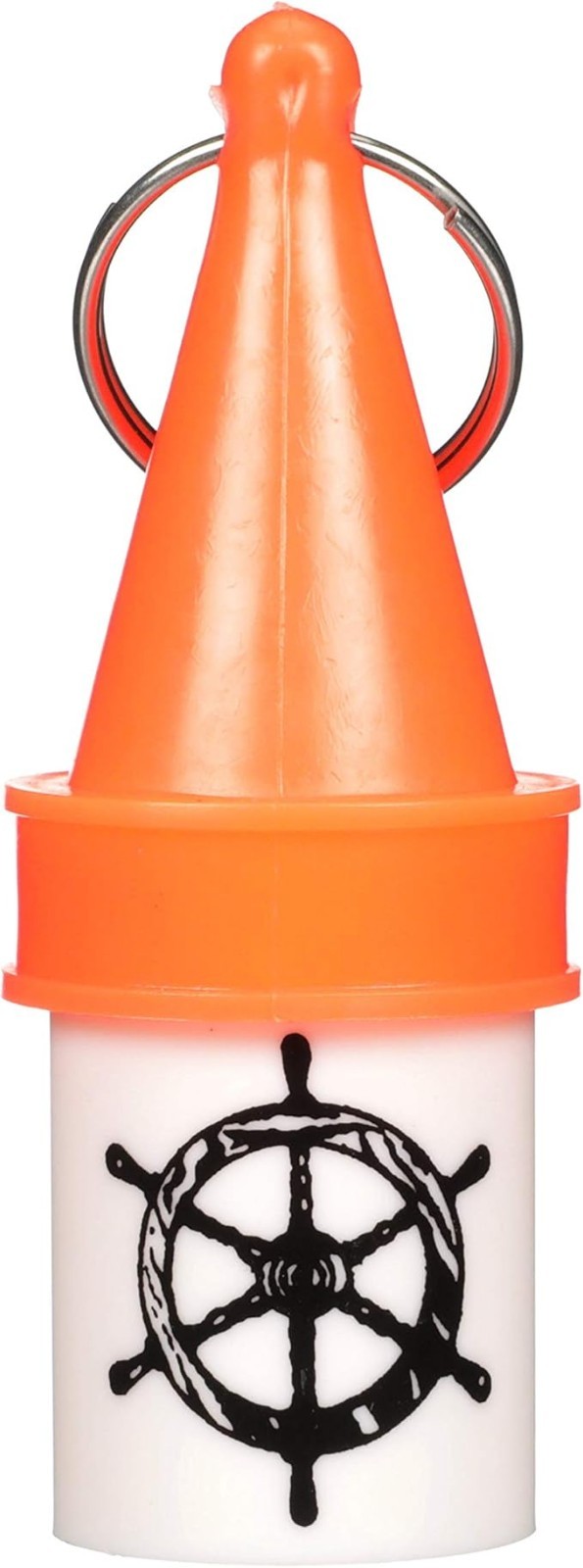 Attwood Floating Key Buoy With Key Ring Durable Water Resistant Orange Top