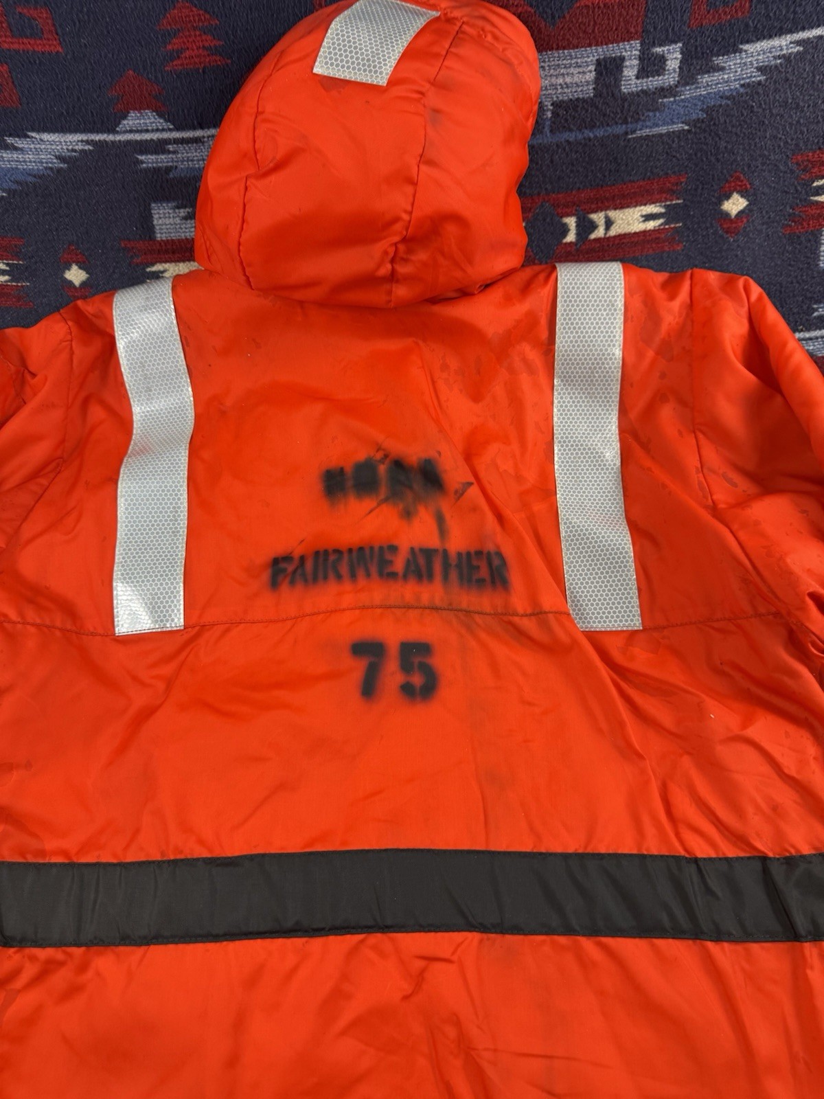 Mustang Survival Orange High Viz Flotation Life Jacket MJ1534 Rescue Men’s XL